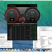 Zrzut ekranu 2014-02-17 o 21.10.13  Test szybkości dysku HDD Seagate Barracuda 3 TB testowane programem DiskSpeedTest firmy BlackMagic.